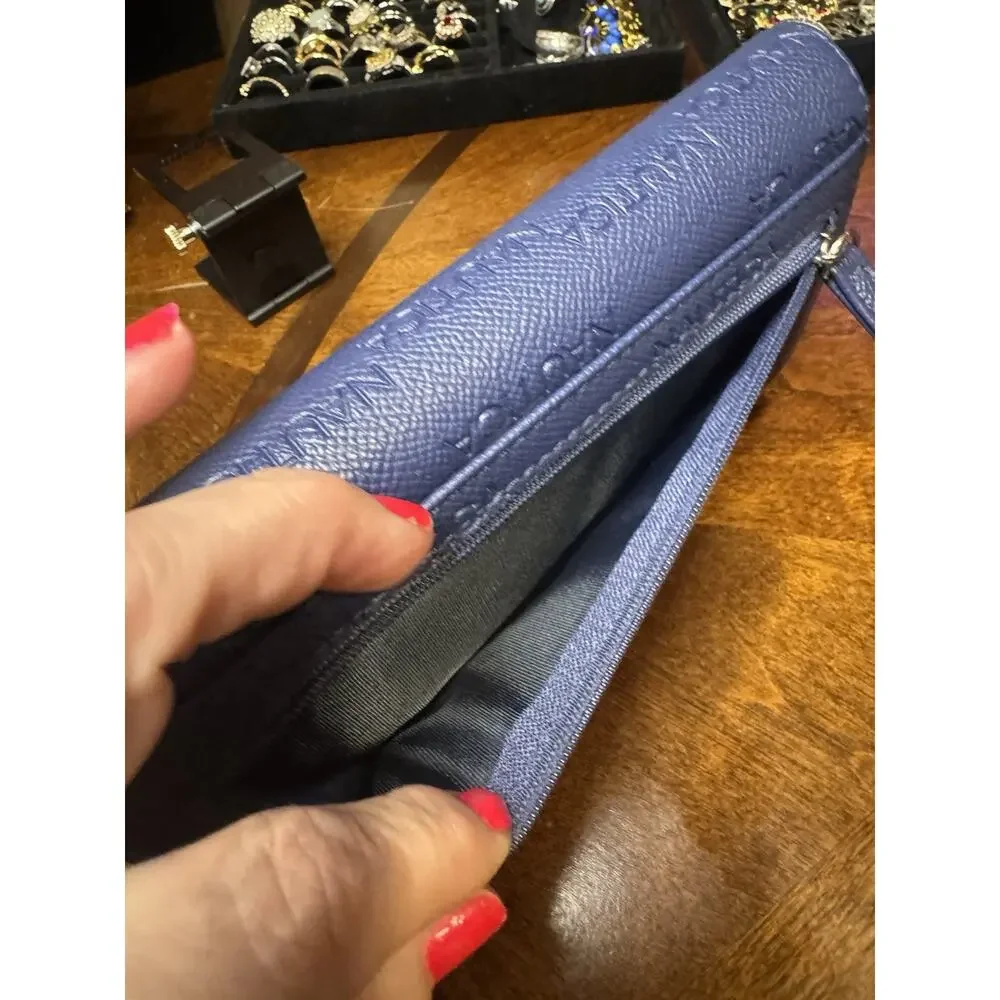 Nautica Blue RFID Blocking Women's Folding Wallet with Card Slots & Zipper